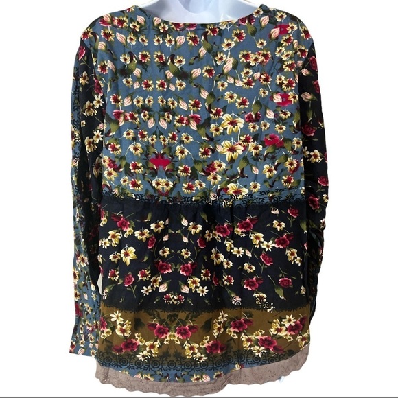 Zanzea Women’s floral long sleeve blouse Size XXL - Picture 2 of 9
